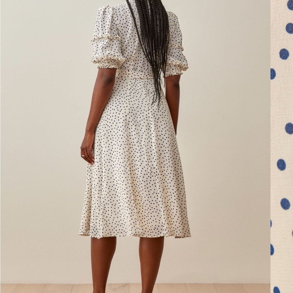 NWT Reformation Tanna wrap dress - Picture 2 of 9